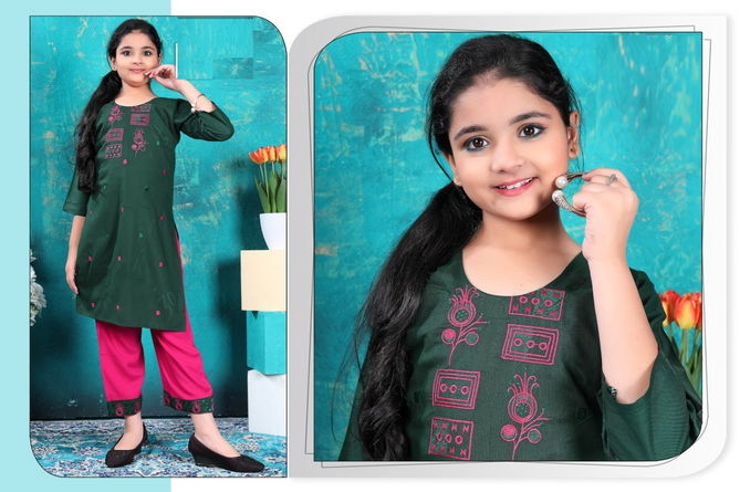 Depti 8055 Girls Wear Kurti With Bottom Catalog